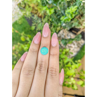 4.28 Ct. Cabochon Turquoise from Persia Life Style
