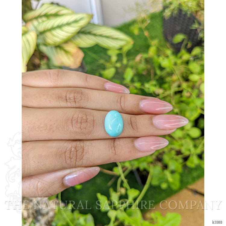 7.06 Ct. Cabochon Turquoise from Persia