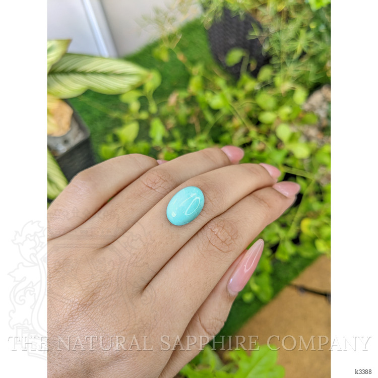 7.06 Ct. Cabochon Turquoise from Persia