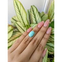 7.06 Ct. Cabochon Turquoise from Persia Life Style