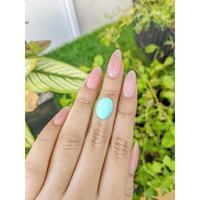6.65 Ct. Cabochon Turquoise from Persia Life Style