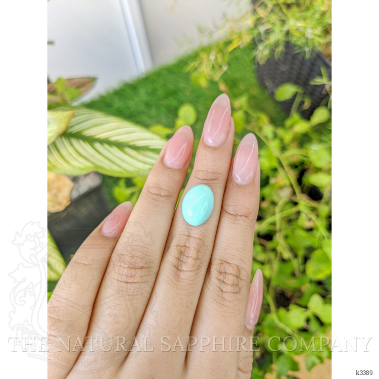 6.65 Ct. Cabochon Turquoise from Persia