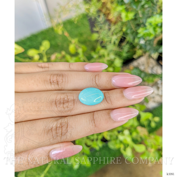 7.64 Ct. Cabochon Turquoise from Persia