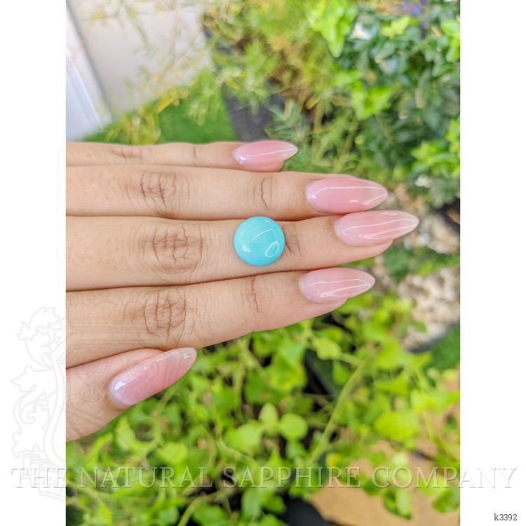 5.51 Ct. Cabochon Turquoise from Persia