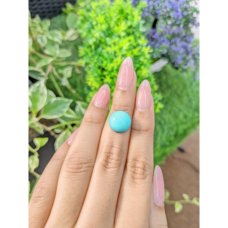 5.51 Ct. Cabochon Turquoise from Persia