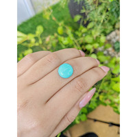5.51 Ct. Cabochon Turquoise from Persia Life Style
