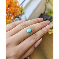 1.30 Ct. Cabochon Turquoise from Persia Life Style