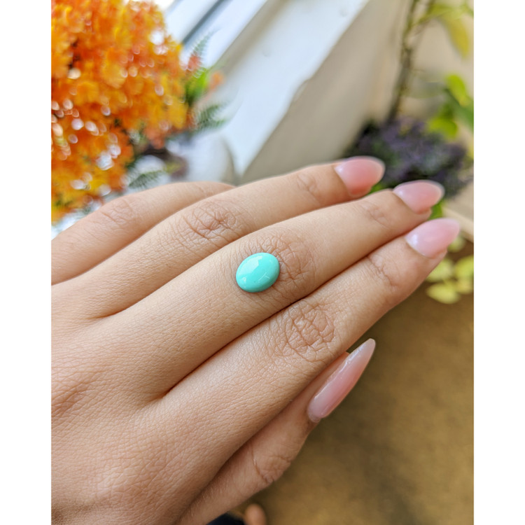 1.30 Ct. Cabochon Turquoise from Persia