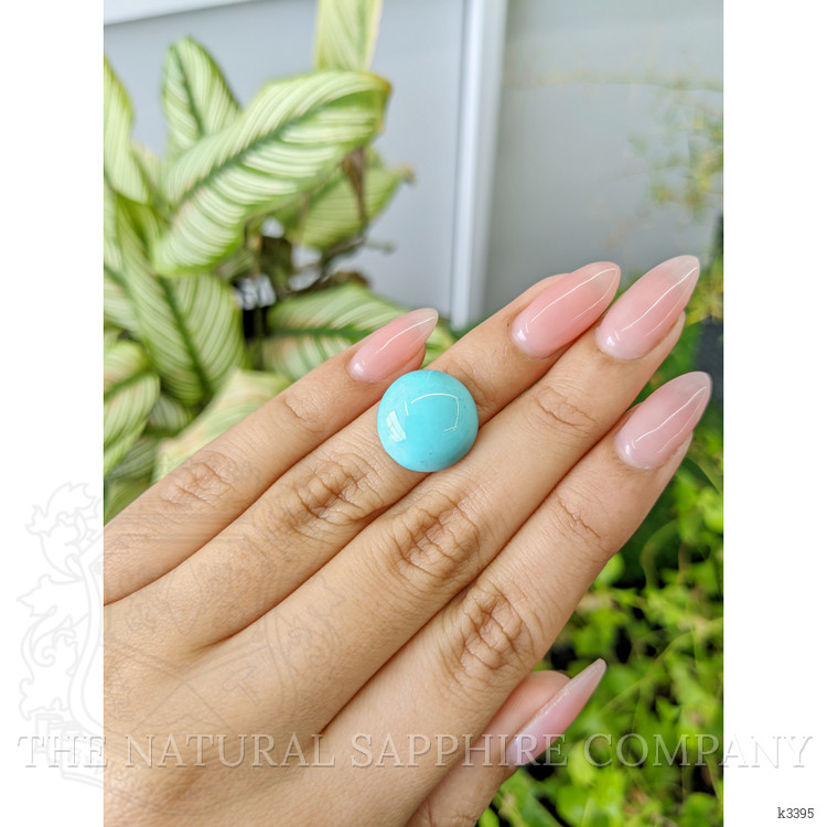 9.60 Ct. Cabochon Turquoise from Persia