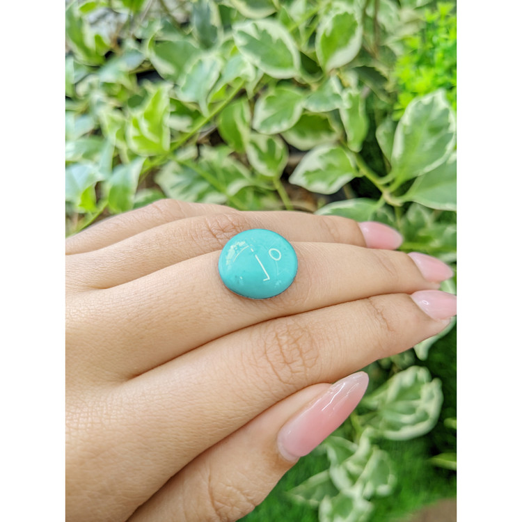 9.60 Ct. Cabochon Turquoise from Persia