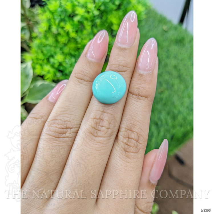 9.60 Ct. Cabochon Turquoise from Persia