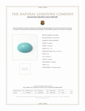 1.54 Ct. Cabochon Turquoise from United States Scan Report