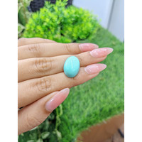 12.36 Ct. Cabochon Turquoise from Persia Life Style