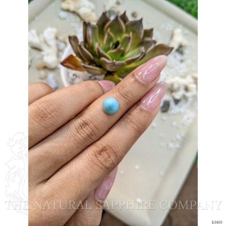 2.96 Ct. Cabochon Turquoise from Persia