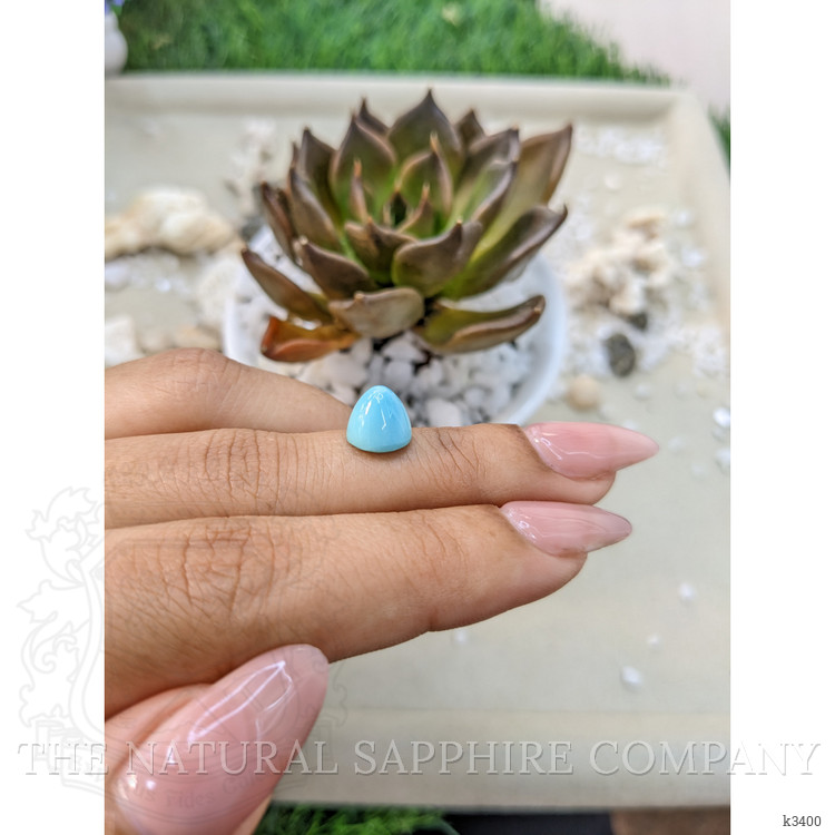 2.96 Ct. Cabochon Turquoise from Persia