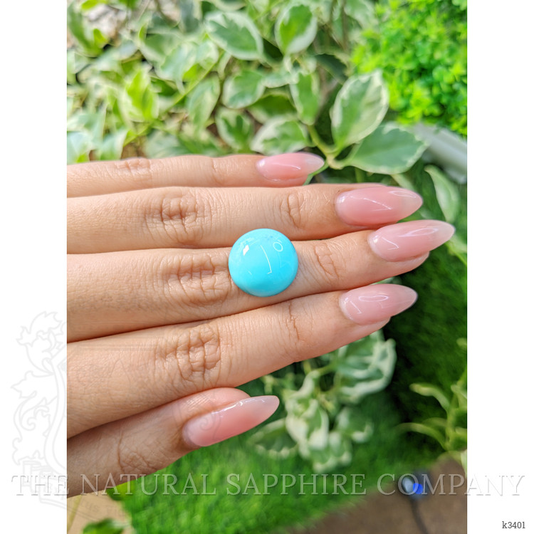 11.38 Ct. Cabochon Turquoise from Persia
