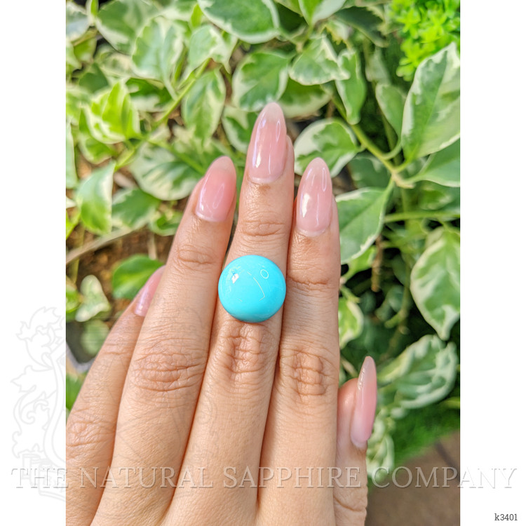 11.38 Ct. Cabochon Turquoise from Persia