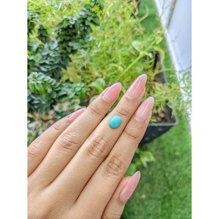 1.55 Ct. Cabochon Turquoise from Persia