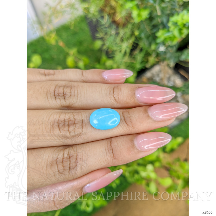 5.48 Ct. Cabochon Turquoise from Persia