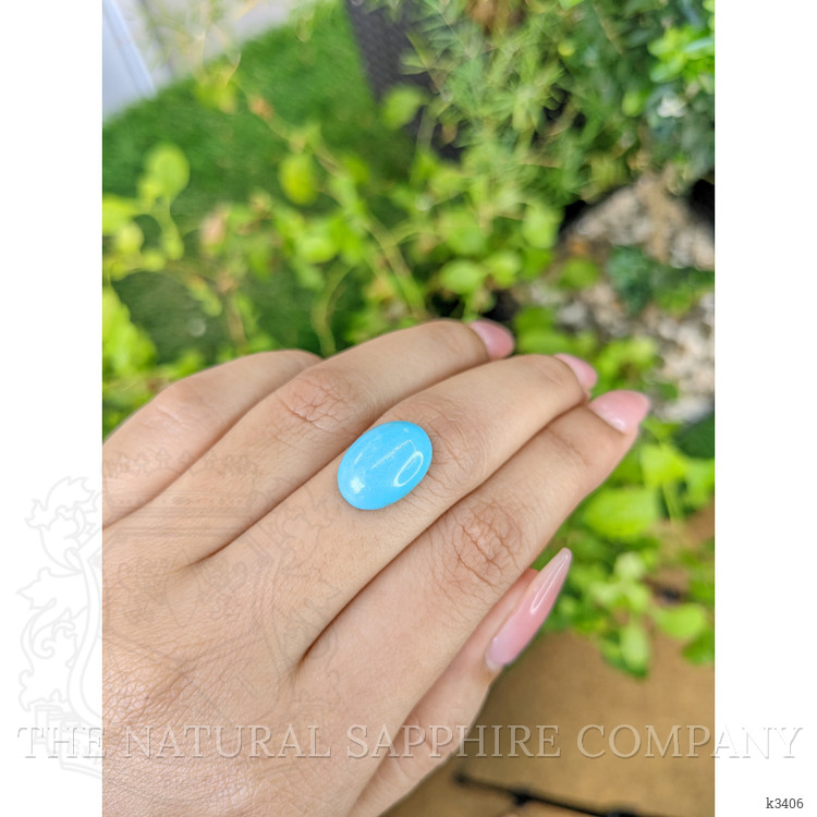 5.48 Ct. Cabochon Turquoise from Persia