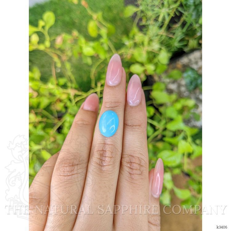5.48 Ct. Cabochon Turquoise from Persia