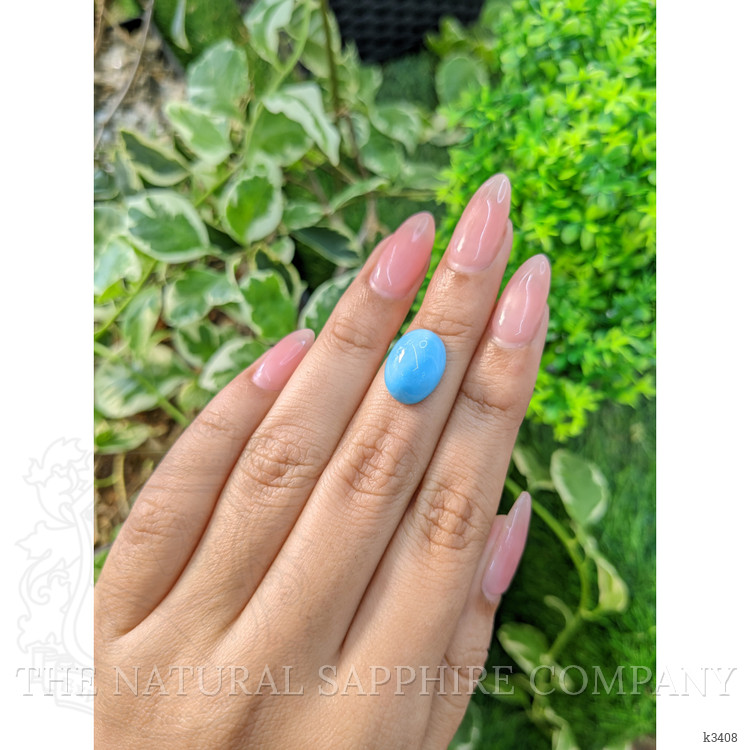 7.25 Ct. Cabochon Turquoise from Persia(Iran)