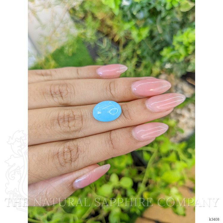 7.25 Ct. Cabochon Turquoise from Persia(Iran)