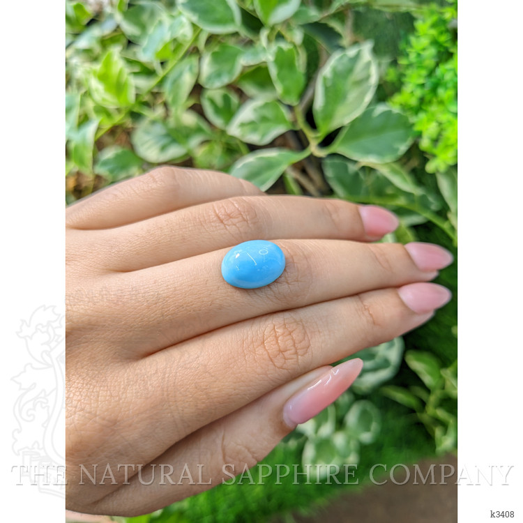 7.25 Ct. Cabochon Turquoise from Persia(Iran)