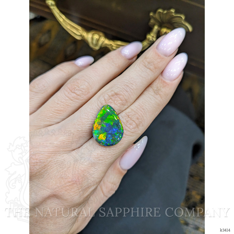 8.16 Ct. Black Opal from Australia