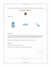 5.72 Ct. Aquamarine from Brazil Appraisal