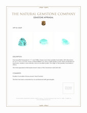 1.71 Ct. Paraiba Tourmaline from Africa Appraisal