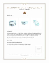 16.50 Ct. Aquamarine from Brazil Appraisal