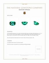 4.62 Ct. Tourmaline from Brazil Appraisal