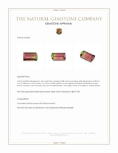 1.68 Ct. Tourmaline from United States Appraisal