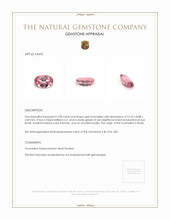 3.98 Ct. Tourmaline from Brazil Appraisal