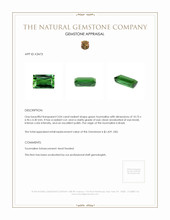 3.04 Ct. Tourmaline from Brazil Appraisal
