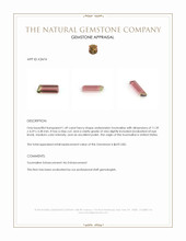 1.49 Ct. Watermelon Tourmaline from United States Appraisal