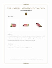 0.93 Ct. Tourmaline from United States Appraisal