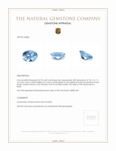 0.70 Ct. Aquamarine from Brazil Appraisal