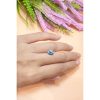 1.54 Ct. Aquamarine from Brazil Life Style