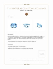 1.66 Ct. Aquamarine from Nigeria Appraisal