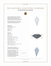 1.01 Ct. Spinel from Burma (Myanmar) 3 D Scan Report
