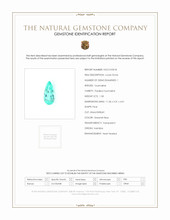 1.58 Ct. Paraiba Tourmaline from Namibia Scan Report