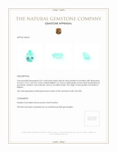 2.07 Ct. Paraiba Tourmaline from Nigeria Appraisal
