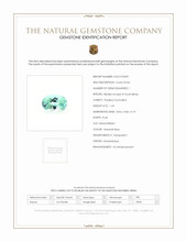 1.24 Ct. Paraiba Tourmaline from Mozambique Scan Report
