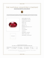 1.21 Ct. Spinel from Ceylon (Sri Lanka) Scan Report