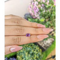 0.84 Ct. Amethyst from Brazil Life Style