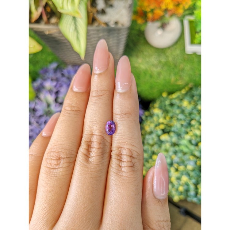 0.84 Ct. Amethyst from Brazil