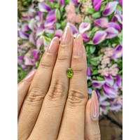 0.91 Ct. Peridot from Pakistan Life Style