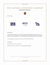 1.65 Ct. Spinel from Ceylon (Sri Lanka) Appraisal